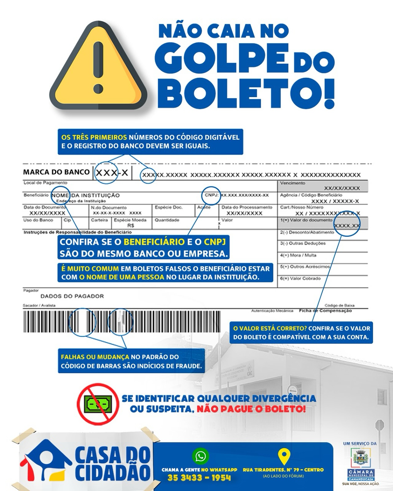 Photo by Câmara Municipal de Camanducaia on March 05, 2026. May be an image of poster, banner and text.